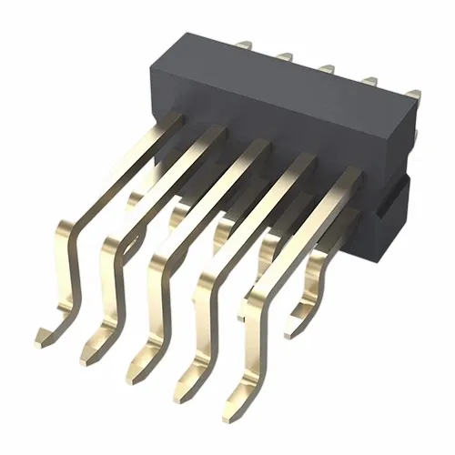 En-tête de broche de 1,0 mm à double rangée à droite SMT