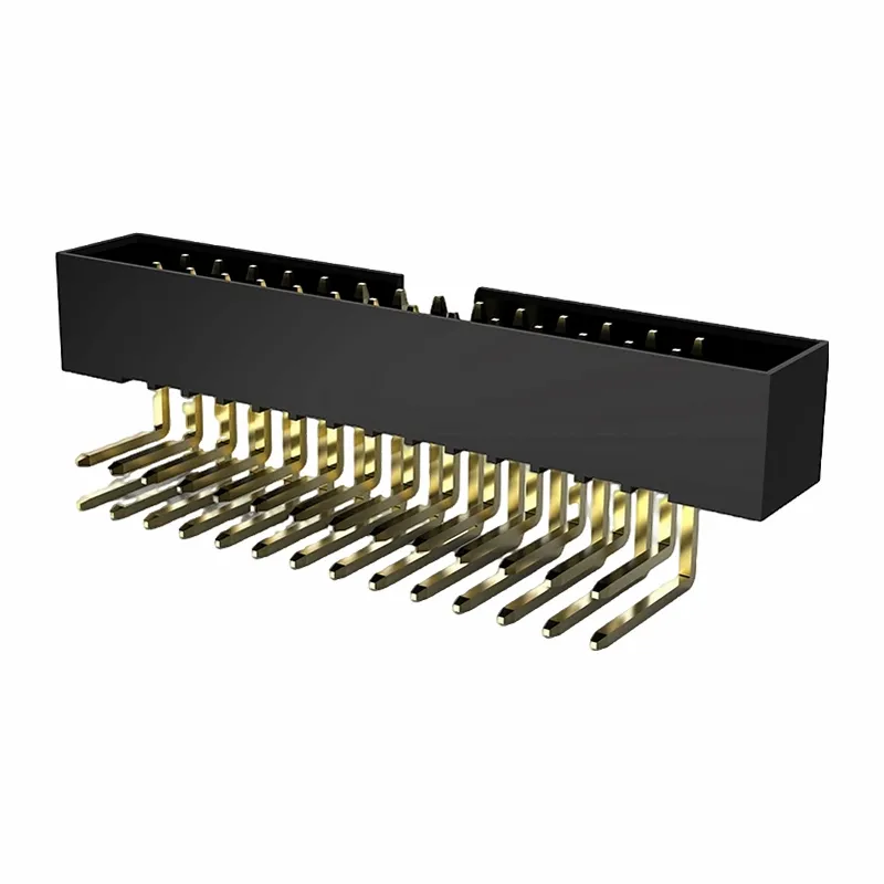 Pipe à angle droit à double rangée de 1,27 mm à double rangée