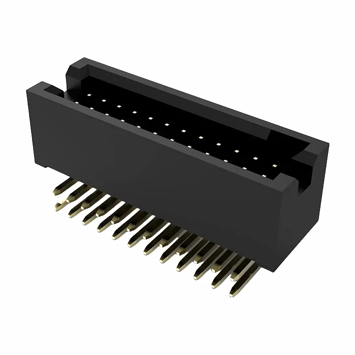 En-tête de boîte de 1,27 mm mâle à double rangée SMT