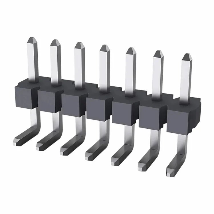 Pin de pointe de 3,96 mm Pipe à angle droit à ligne droite