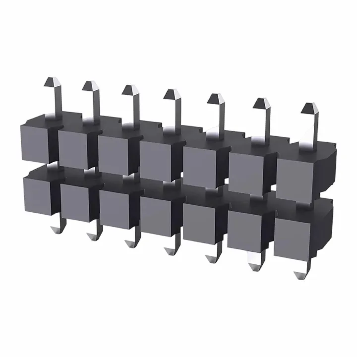 En-tête de broche de 5,08 mm Double plastique à double ligne droite